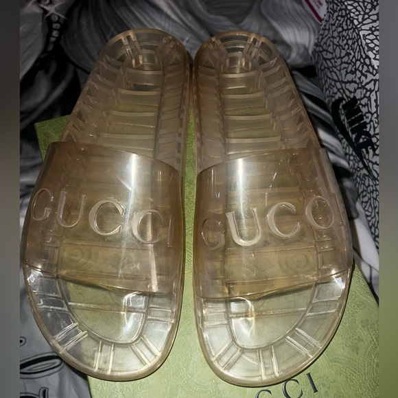 COPY - Clear Gucci slides - Picture 2 of 4